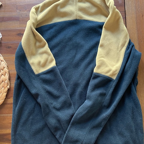 Locale Lake Placid Adirondacks stripe Fleece Jacket Pullover - Picture 5 of 6